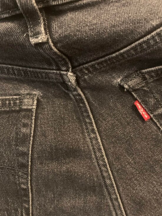 Levi's Straight-leg Denim Jeans in Washed Black - Picture 5 of 5